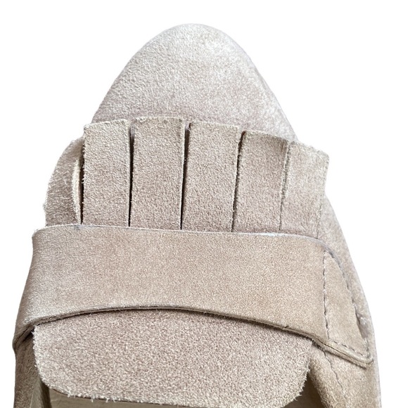 AGL suede flats with tassel preppy classic tailored 6.5 - Picture 6 of 12